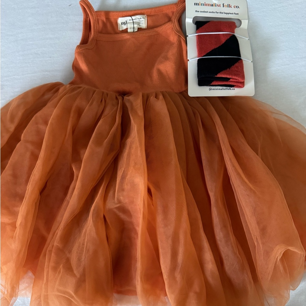 Orange Kids Dress